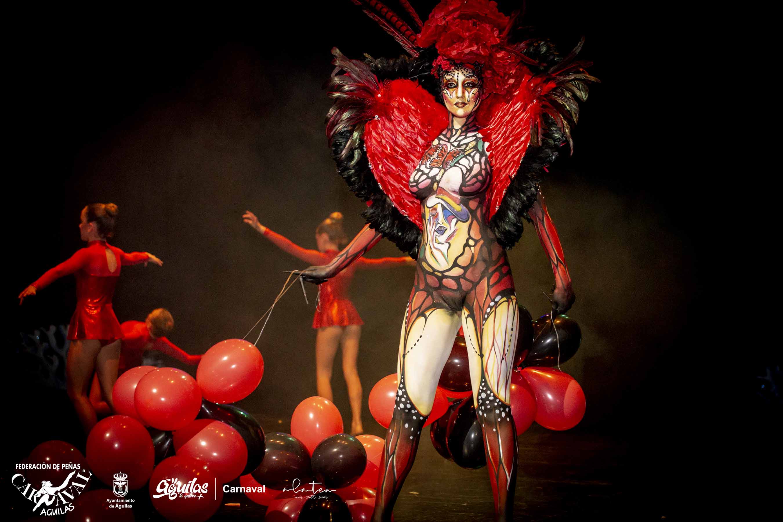 Spain: Bodypainting Contest at the "CARNAVAL DE AGUILAS 2025" 